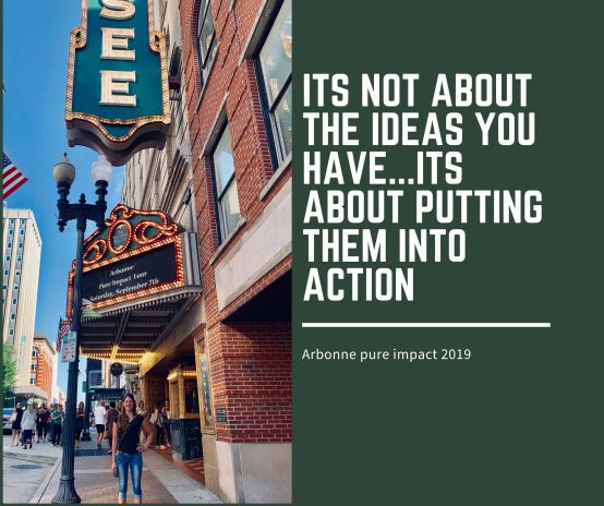 Its not about the ideas you have...its about putting them into action